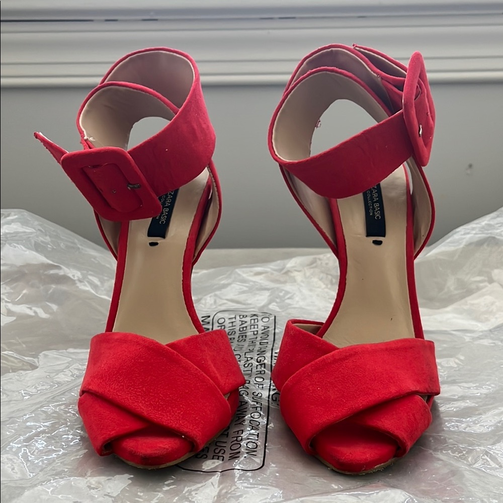 Elegant Red Women's Heels